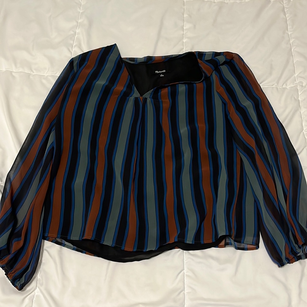 Madewell blouse top medium M